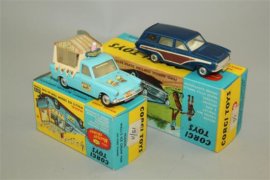 A Corgi 440 Ford Consol Cortina Super estate car,